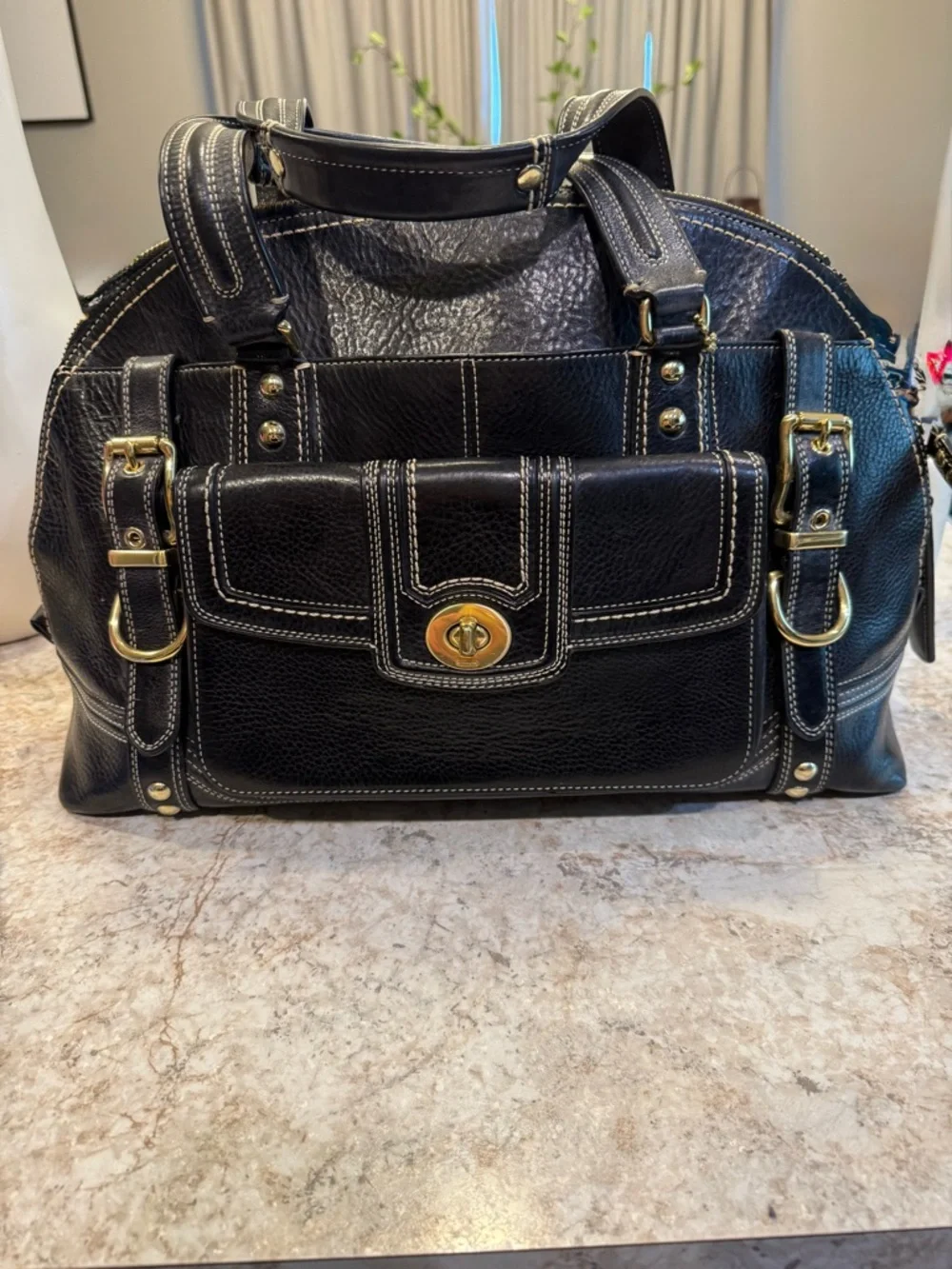 Vintage Coach Hampton Miranda Satchel